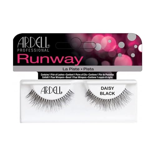 Ardell Runway Fake Eyelashes, Daisy Black, 2 Count