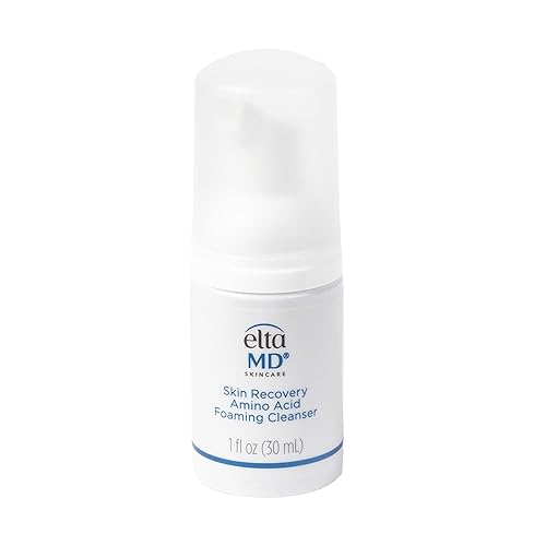EltaMD Skin Recovery Amino Acid Foaming Facial Cleanser, Gentle Face Cleanser for Sensitive Skin, 1.0 Fl Oz