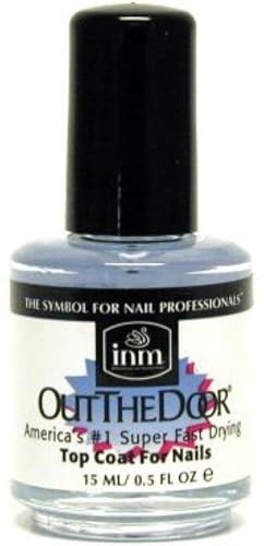 INM Out The Door Super Fast Drying Top Coat (INM Out The Door Top Coat, 0.5 oz (Pack of 4)) Beauty & Personal Care Veeiid