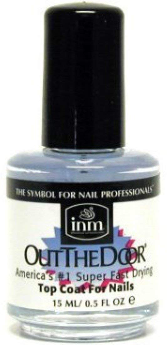 INM Out The Door Super Fast Drying Top Coat (INM Out The Door Top Coat, 0.5 oz (Pack of 4)) Beauty & Personal Care Veeiid