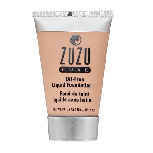 Zuzu Luxe,Oil Free Liquid Foundation (L -14),1 fl oz,Infused with vitamins A,E, aloe to keep skin supple and resilient.Natural, Paraben Free, Vegan