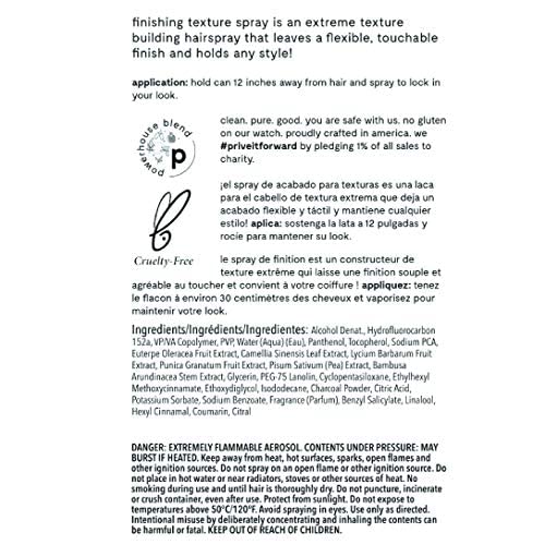 privé finishing texture spray extreme texture builder for all hair types