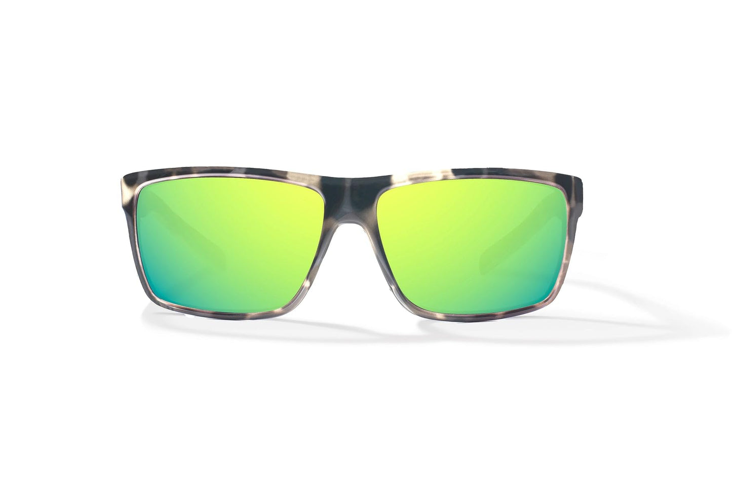 Bajio Sigs - Polarized Sunglasses - Ivory Rock Gloss - Green Mirror Glass Lens - - Contrast Enhancing Glass Optics