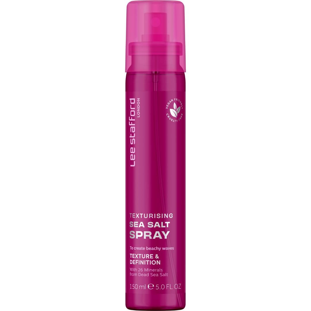 Lee Stafford Sea Salt Hair Texturizing Spray | Styling - for Natural Tousled Surf Beach Waves, Adds Shine, Texture, & Definition, Quick Styling, Best