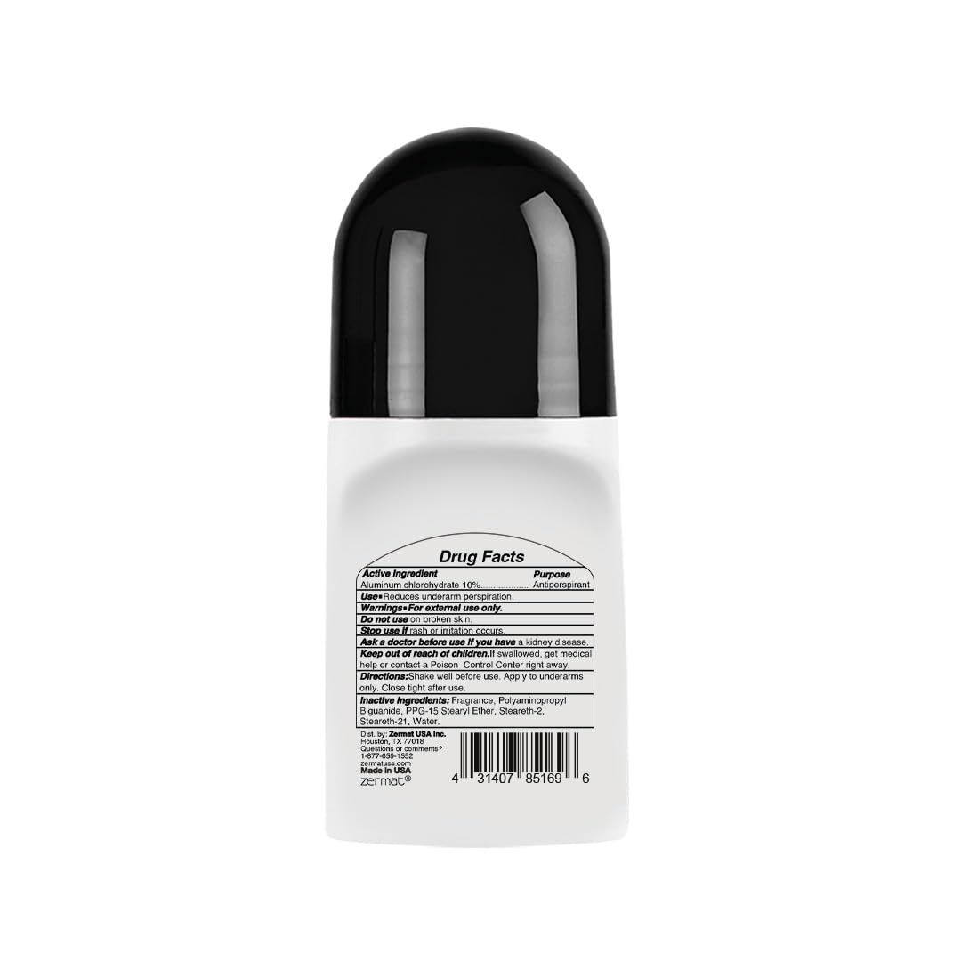Zermat Distinzion Alexis, Roll-On Deodorant, 24 h Antiperspirant, 2.5 Oz. Beauty and Personal Care Zermat