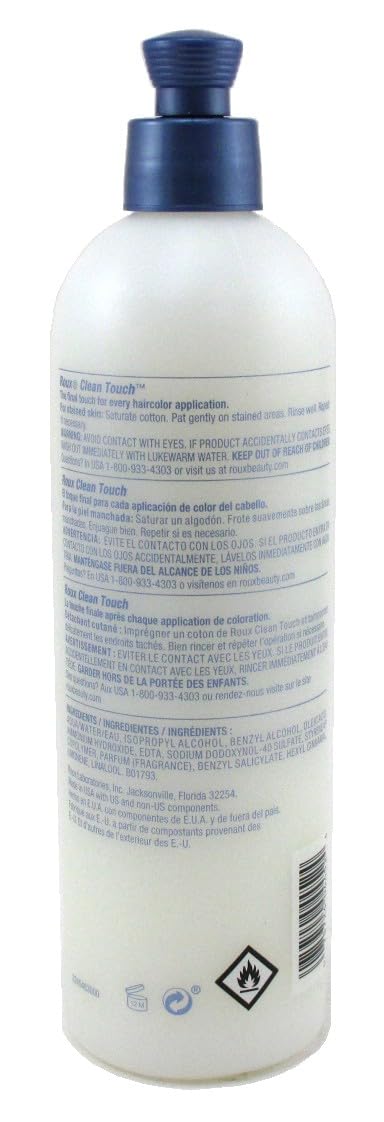 Roux Clean Touch Hair Color Stain Remover, 11.8 oz (Pack of 4)