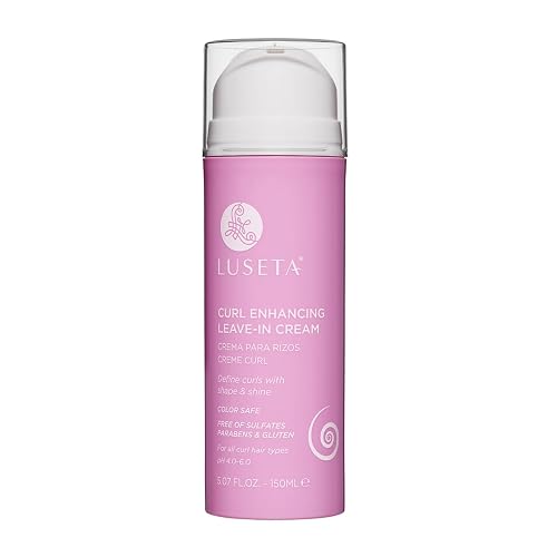 Luseta Curl Defining Cream Enhances Waves and Curls Hydrating and Moisturizing Leave in Cream for Curly Hair Frizz Control Add Shine Sulfate Free 5.07