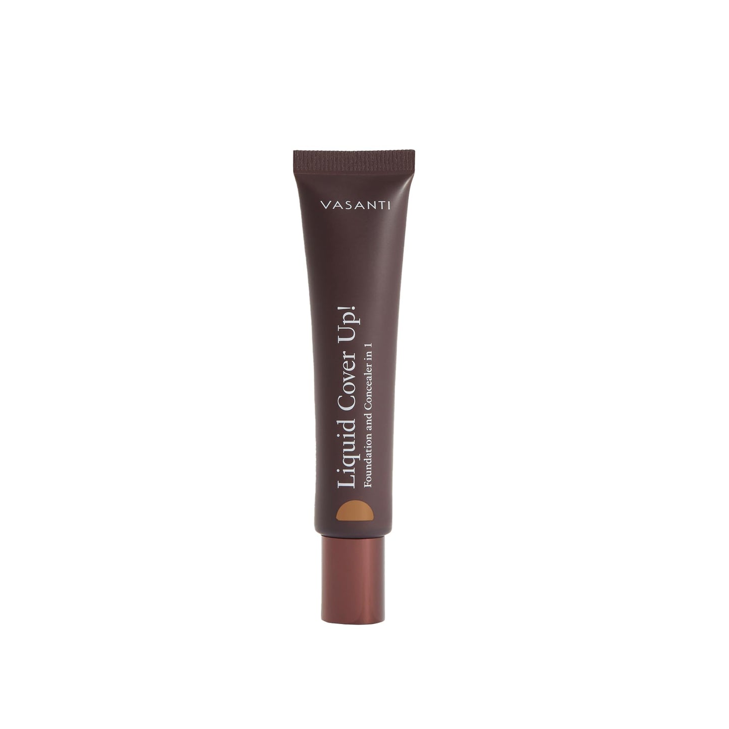 VASANTI Oil-Free Foundation & Concealer in 1 - Liquid Cover-Up (V3) - Full Matte Coverage Long Lasting Paraben-Free Vegan Friendly Makeup