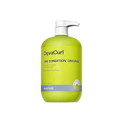 DevaCurl One Condition Original Rich Cream Conditioner, Soft Lemongrass, 32 fl. oz.
