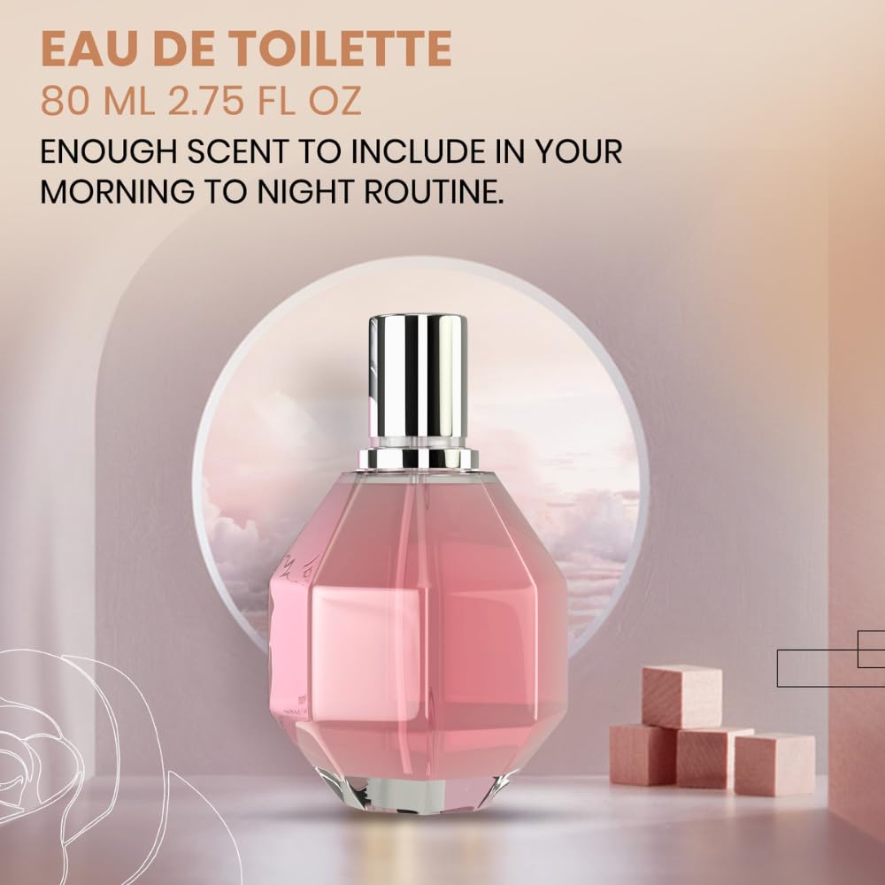 Sandora Fragrances FLORAL BOOM Women's Perfume - Floral, Bergamot and Osmanthus; Orchid, Jasmine, Rose, Freesia and African Orange Flower; Patchouli