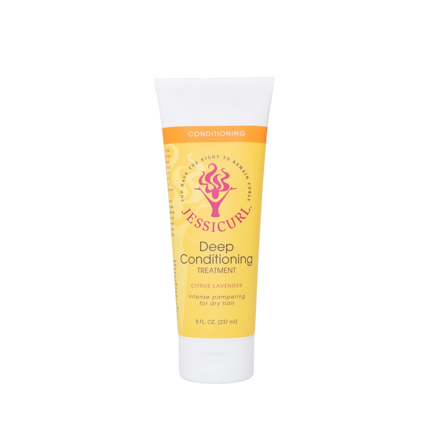 Jessicurl, Deep Conditioning Treatment, Citrus Lavender, 8 Fl oz. Deep Conditioner for Dry Damaged Hair, great Anti Frizz Hair Mask and Leave