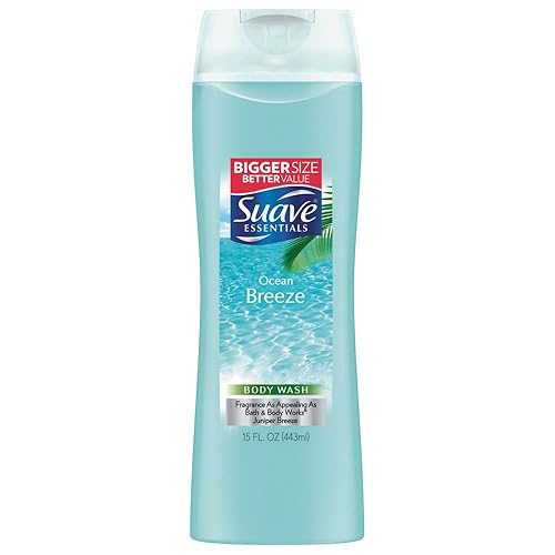 Suave Naturals Body Wash - Ocean Breeze - 15 Fl Oz (Pack of 2)