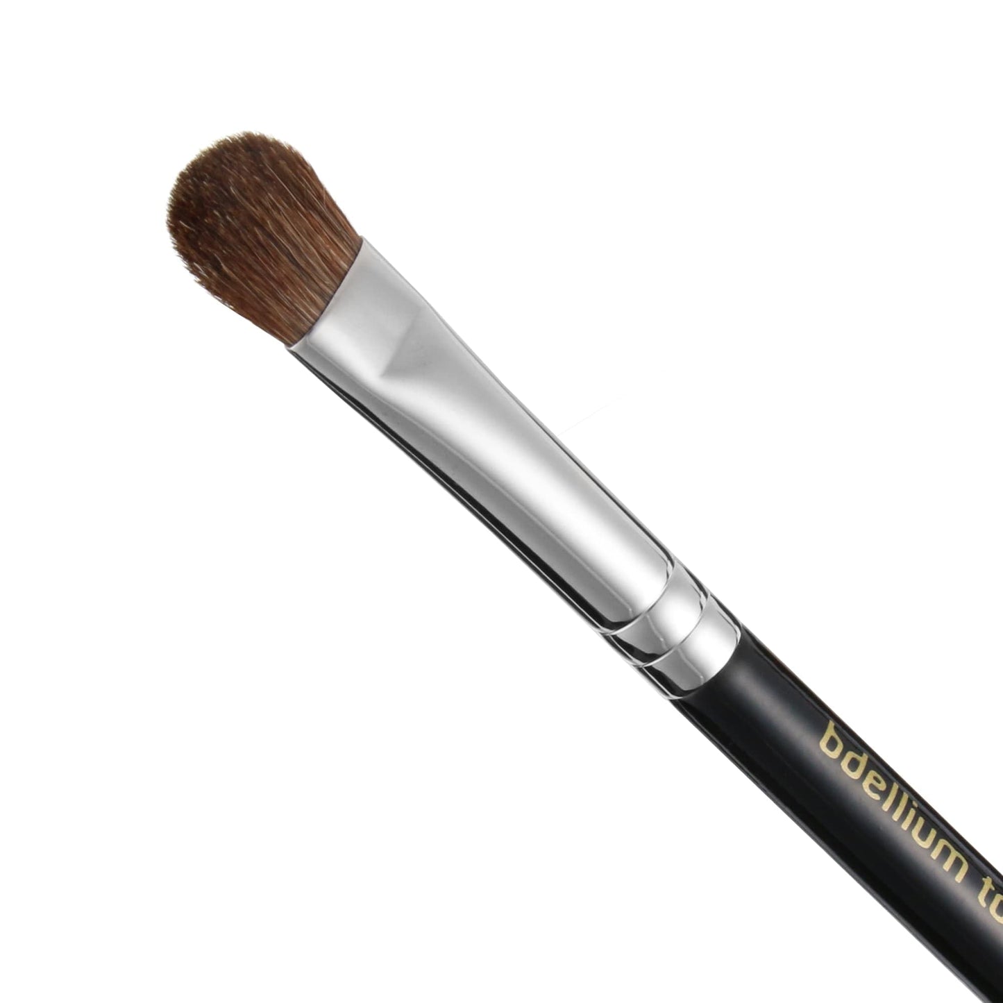 Bdellium Tools Professional Makeup Brush - Maestro Series 774 Large Shader - With Mix of Soft Natural & Synthetic Fibers, For Shading (Black, 1pc)
