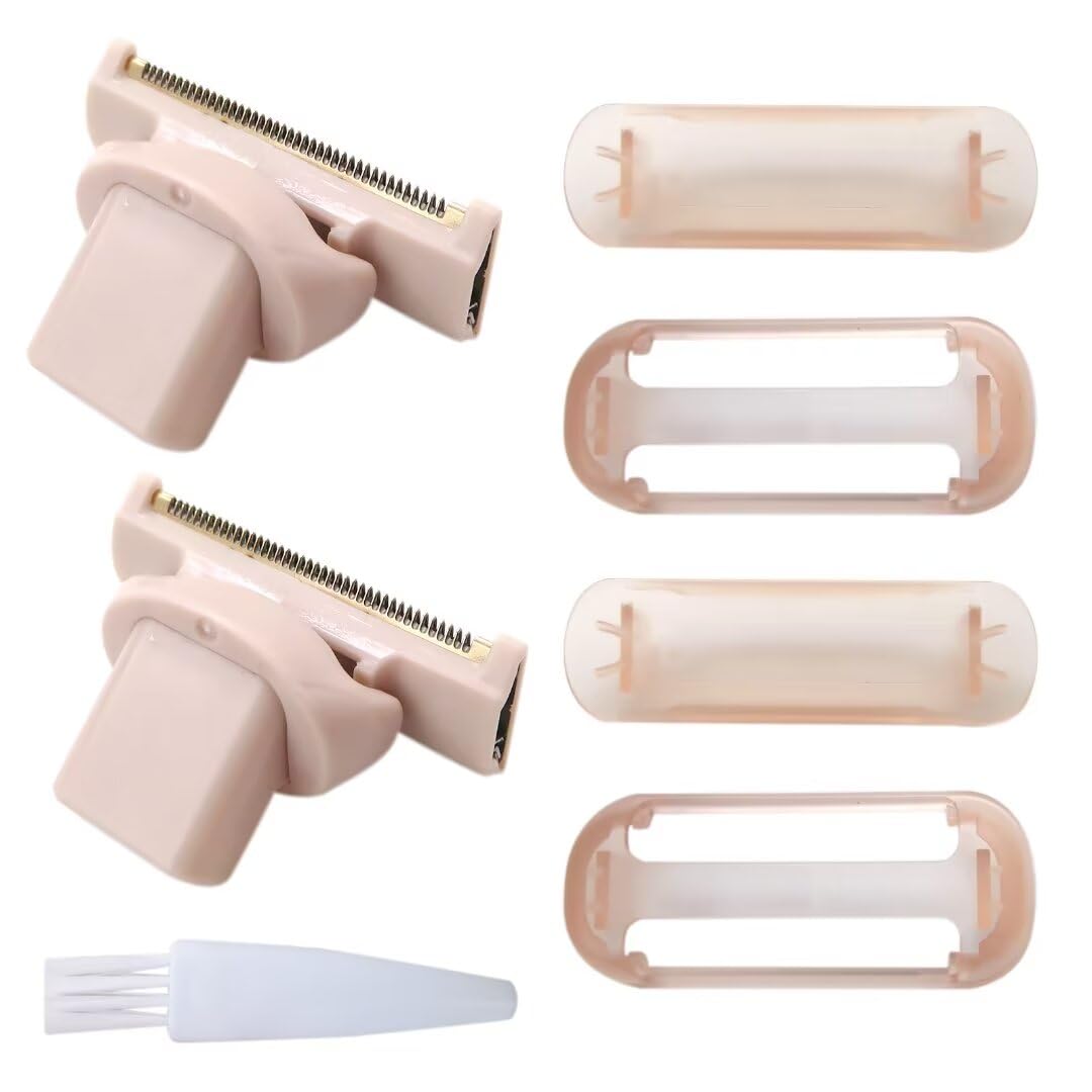 Razor Replacement Heads Replacement for Flawless Nu Razor, Rose Gold Plated Body Replacement Head with Covers (2 Count) Beauty and Personal Care TalaBide