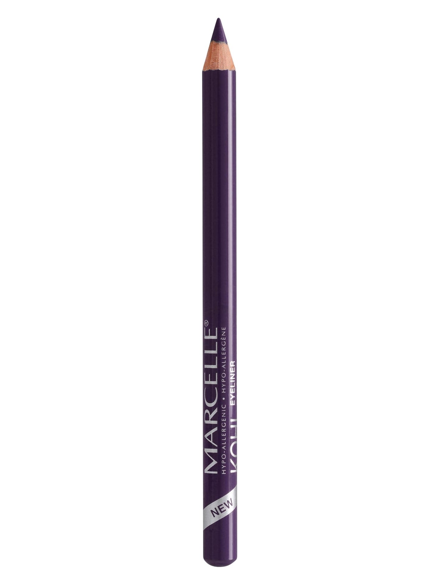 Marcelle Kohl Eyeliner, Plum, Eye Pencil, Long-Lasting, Waterproof, Intense Colour, Fragrance-Free, Hypoallergenic, Recognized by CDA, Cruelty-Free
