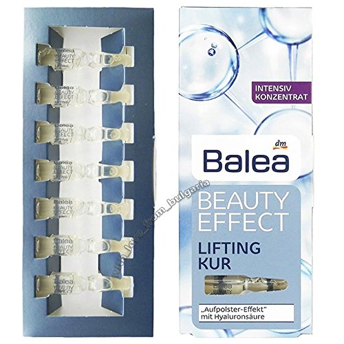 Balea Beauty Effect Lifting Treatment Ampoules With Hyaluronic Acid 7 x 1 ml MADE IN GERMANY
