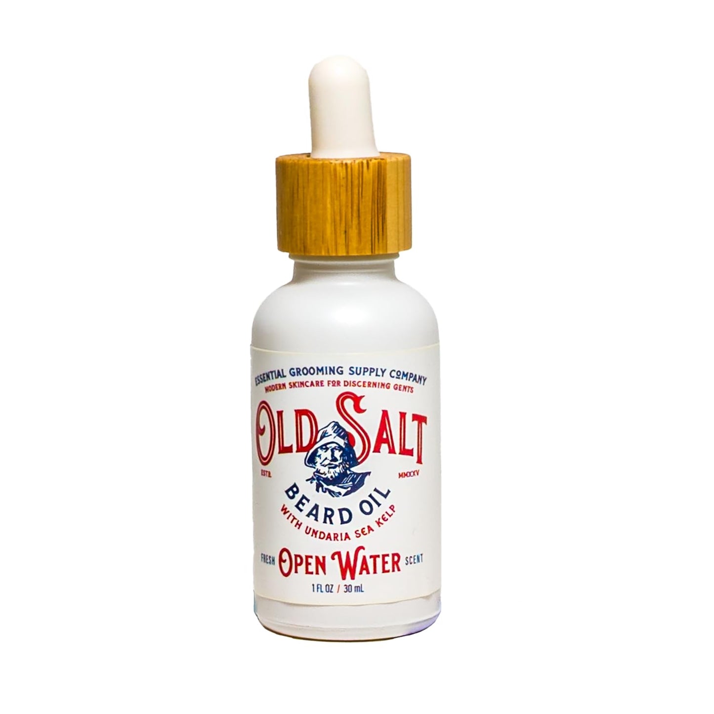 Open Water Beard Oil and Bar Shampoo Set - Old Salt Grooming Supply - Sea Moss Scent, For Hair and Beard Care, Natural, Handcrafted, No Harsh