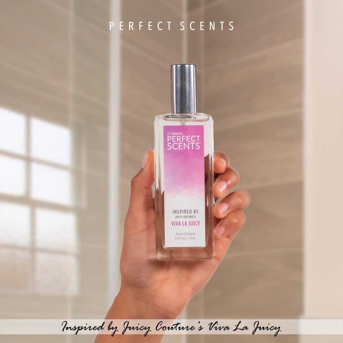 Perfect Scents Fragrances, Inspired by Juicy Couture’s Viva La Juicy, Women’s Eau de Toilette, Vegan, Paraben Free, Never Tested on Animals, 2.5 Fluid