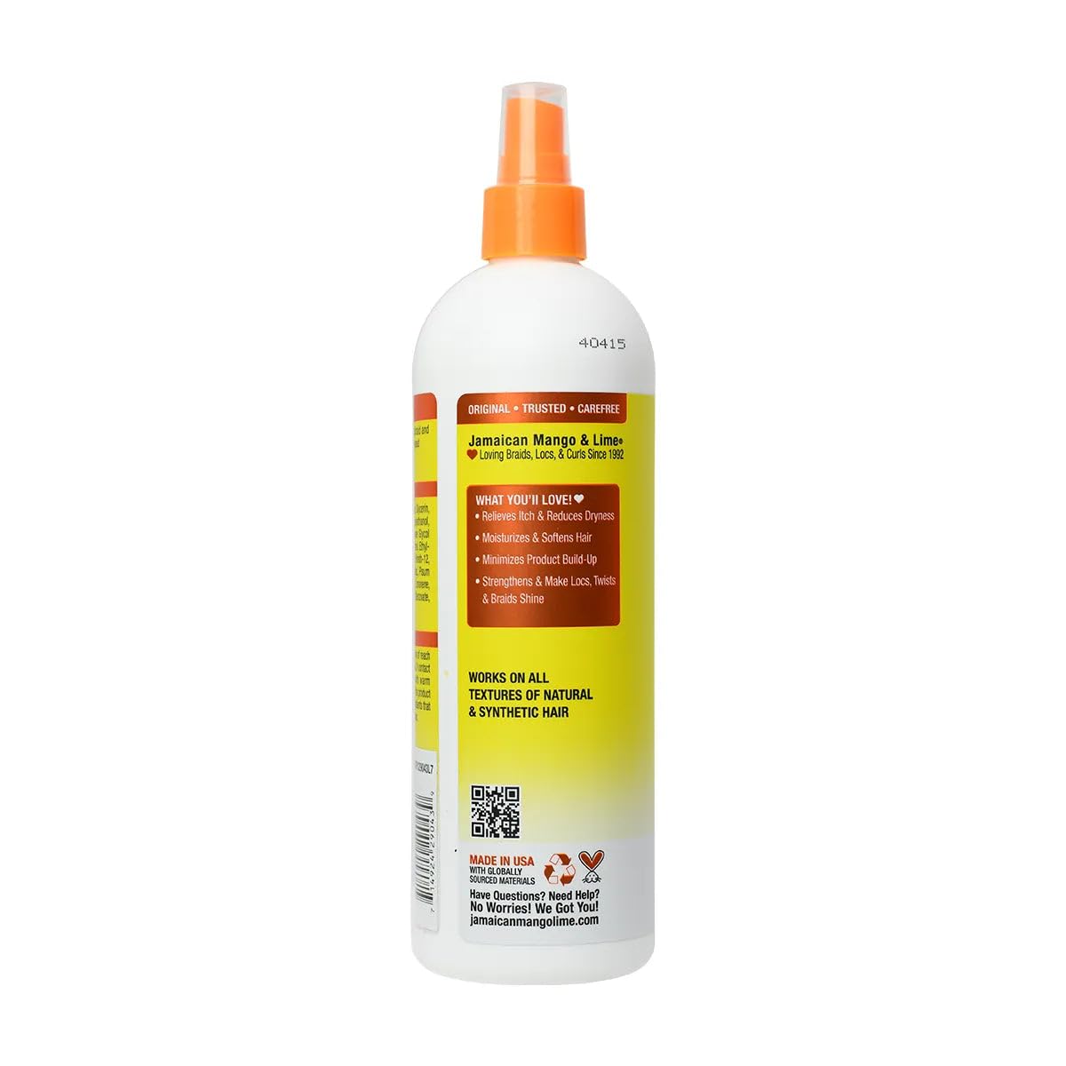 Jamaican Mango No More Itch Gro Spray, Maximum, 16 oz (VI-Z8XF-SRUF)