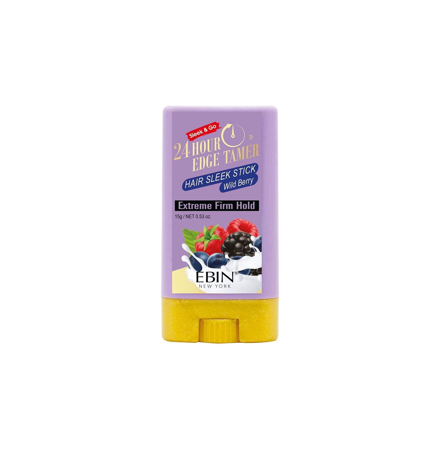 24 Hour Edge Tamer Sleek Hair Wax Stick - Wild Berry (0.53oz)