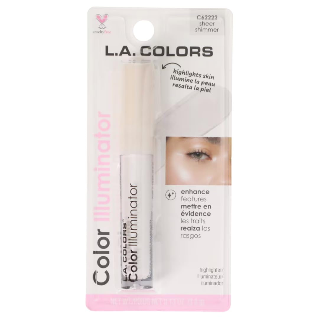 LA Colors Color Illuminator Makeup Stick, Sheer Shimmer 0.13 Oz