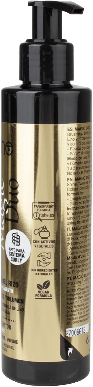 Tahe Magic Duo dual function Curl activator/Straightening, protection, nutrition 200 ml