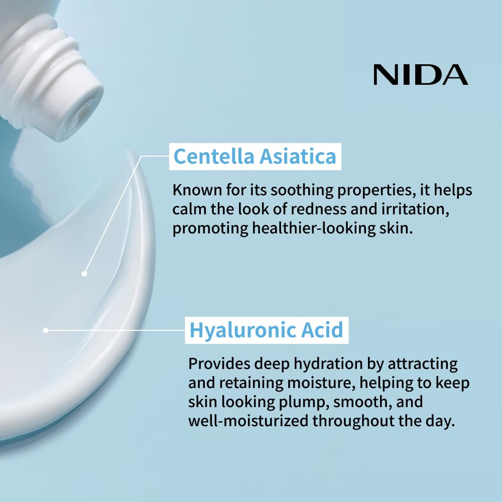 NIDA Youthful Formula™ Ultimate Moisturizing Cream | Centella Asiatica, Niacinamide, Hyaluronic Acid, Collagen | Wrinkles, Fine Lines, Dark Spots, Dry Beauty and Personal Care NIDA
