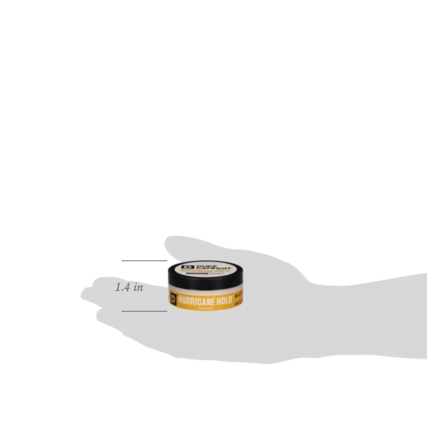 Duke Cannon Supply Co. Hurricane Hold Pomade. Maximum Hold, No Shine, Water-Based for Easy Washout - 2 oz