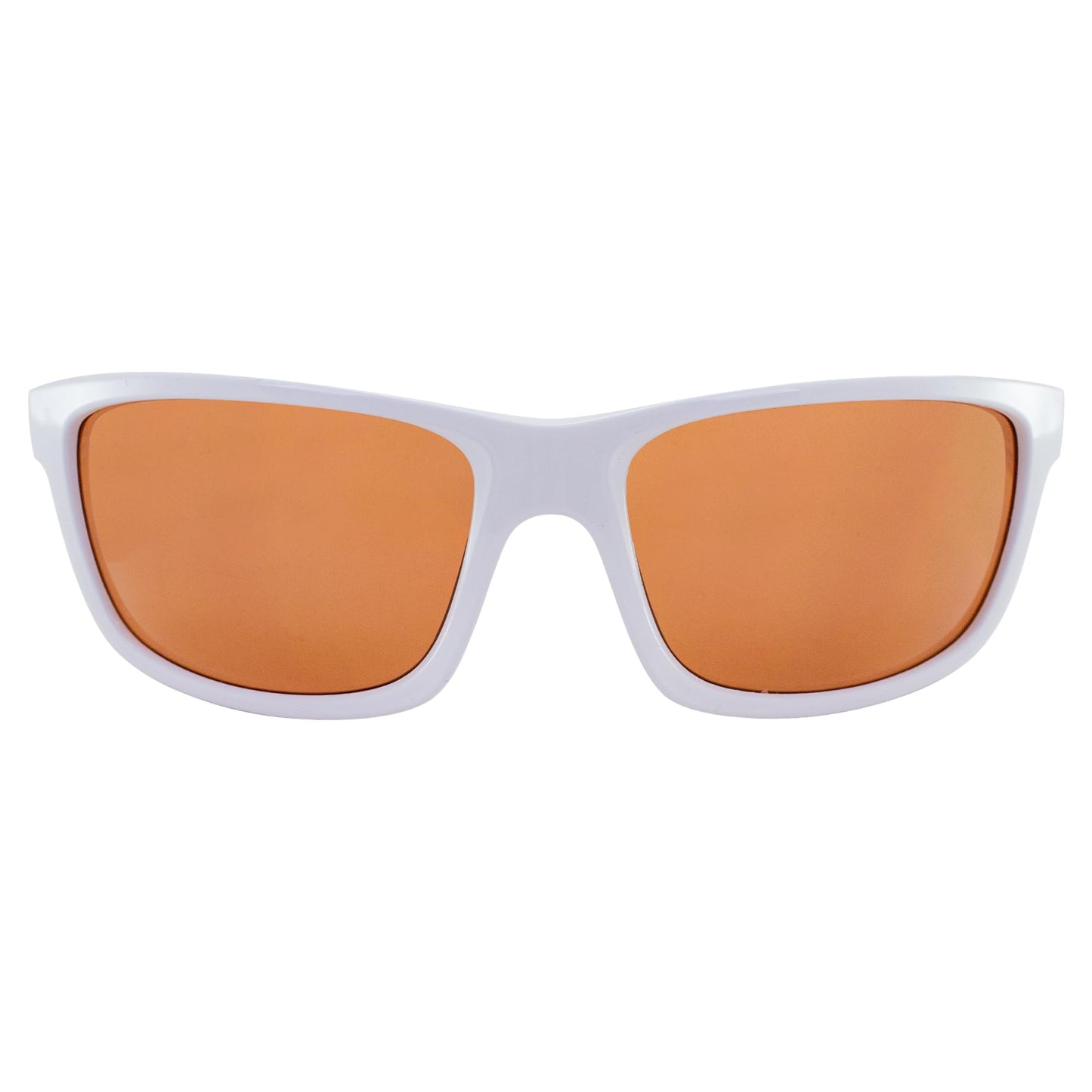 Maxx Retro 2.0 Sport Fashion Sunglasses White Frame with High Definition Amber Lens