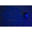 DirectGlow 3/4oz UV Blacklight Reactive Fluorescent Acrylic Paints (Black)