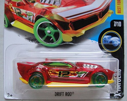 Hot Wheels 2017 Drift Rod Clear Red X-rayers 321/365