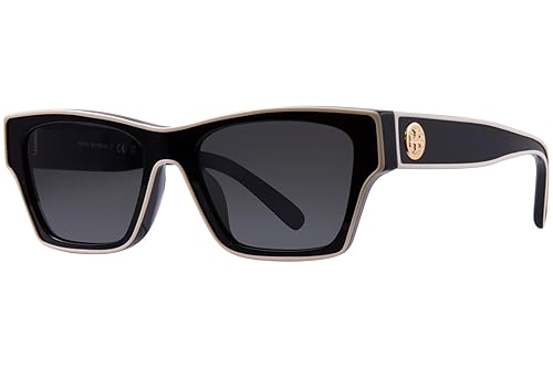 Tory Burch Sunglasses TY 7207 U 200487 Black/Ivory Dark Grey