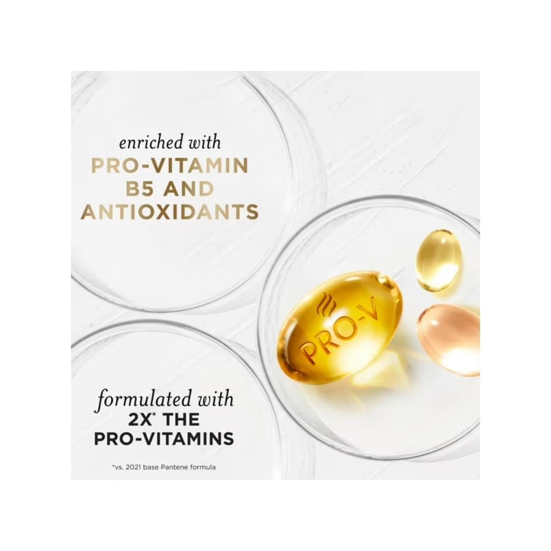 Pantene Smooth & Sleek Shampoo + Conditioner Bundle