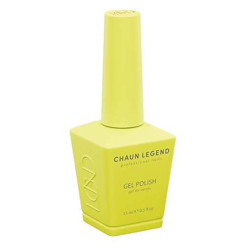 Chaun Legend UV Gel Nail Polish, 0.5 Ounce Long Lasting Salon Quality, Bubble Free Professional Manicures, Quick Dry, High Shine, Caution Tape LG5057 Beauty & Personal Care Chaun Legend Professional Nails