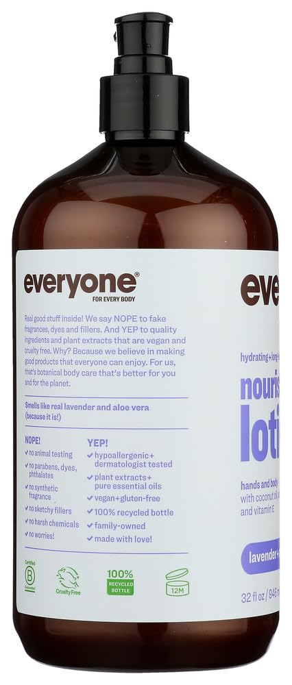 EO Products Lotion,Everyone,LVDR&Aloe, 32 FZ