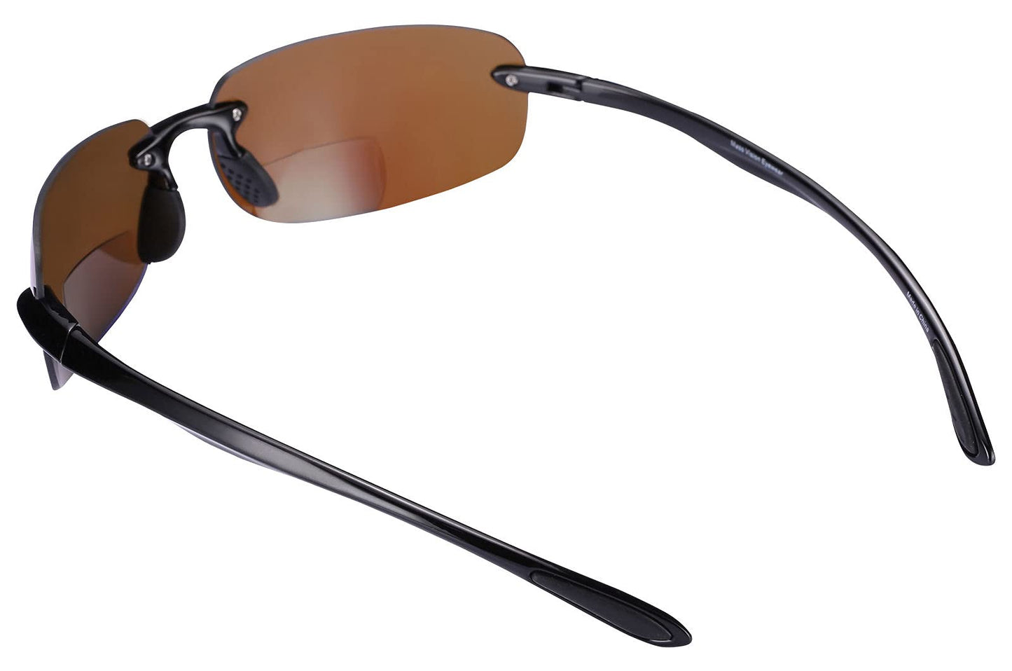 "Lovin Maui" Polarized Nearly Invisible Bifocal Sunglasses for Men and Women (Open Road Blue, 3.0)