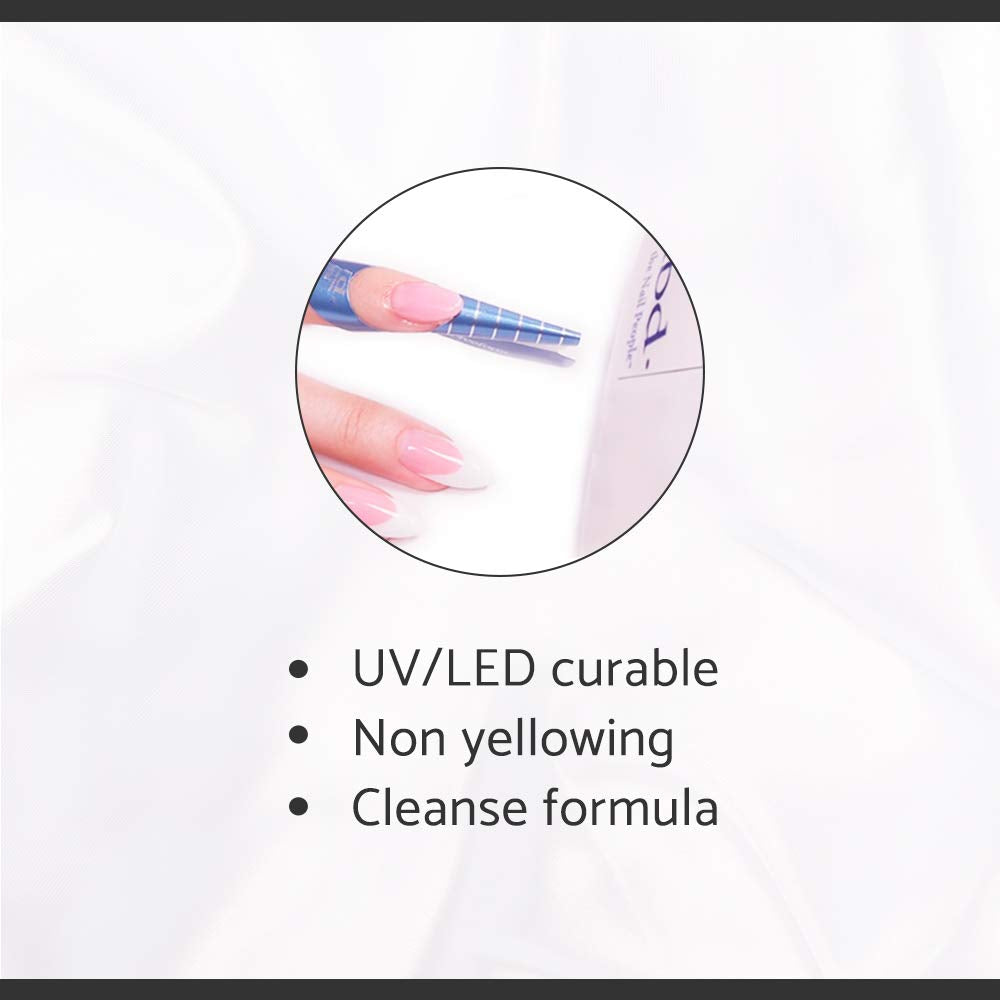 IBD Building Gel, Hard Gel Nail Extension, Soak-Off UV/LED Finish, Nail Strengthener Polish, Top Coat 0.5 fl oz