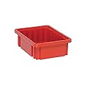 Quantum Storage DG91035 Dividable Grid Heavy Duty Part Organizer Bins - 10-7/8" x 8-1/4" x 3-1/2" - 20 Pack