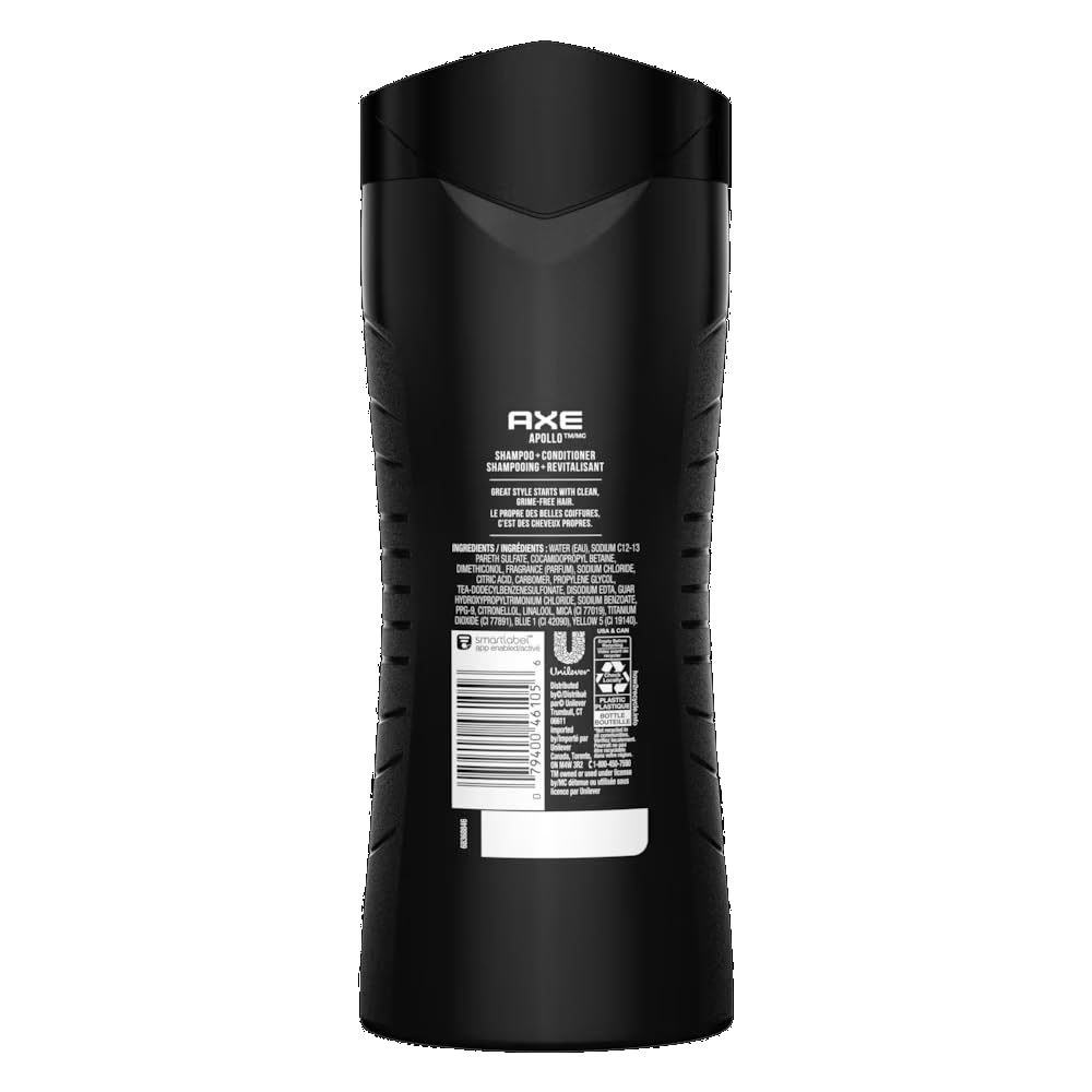 Axe Shower Gel, Apollo 16 oz (Pack of 5)