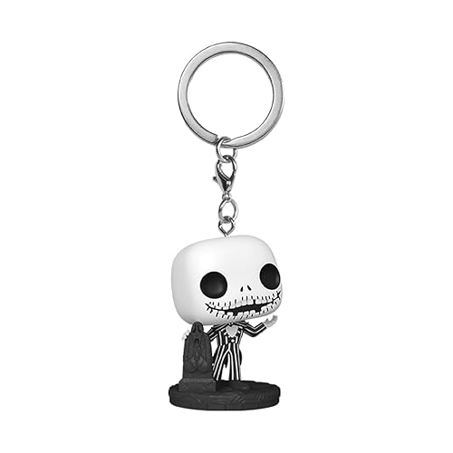 Funko POP! Keychain: Disney The Nightmare Before Christmas 30th - Jack Skellington - Disney: The Nightmare Before Christmas Novelty Keyring…