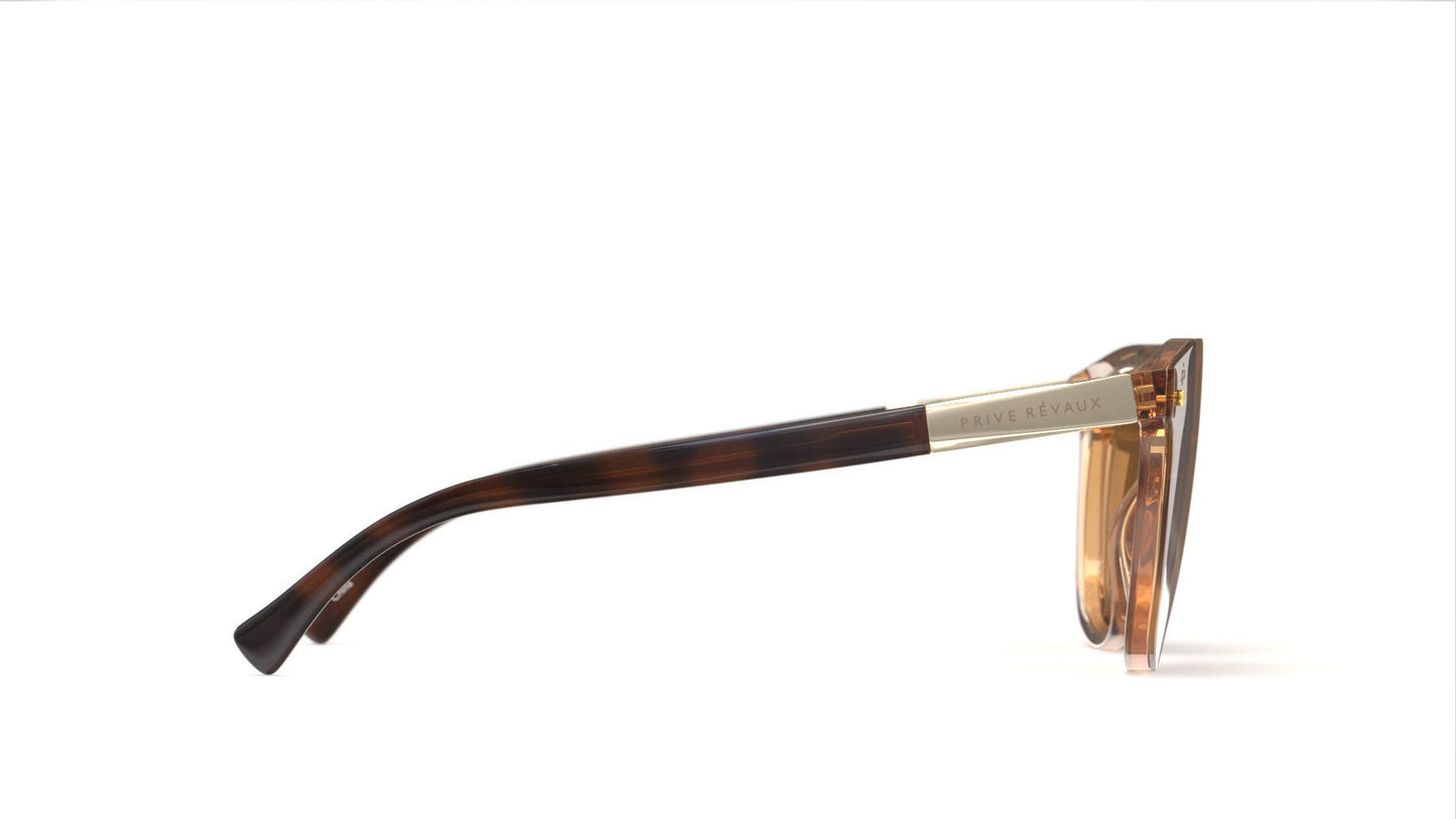 PRIVÉ REVAUX Places We Love Collection The Casablanca Polarized Designer Cat-Eye Sunglasses RandM Colab