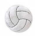 OPHRBU Volleyball Sports Pillow Fluffy Soft Throw Pillow Toy ,14" Durable Sport Basketball Plush Toys,Plush Pillow Toys Gift for Kids Boy Girls…