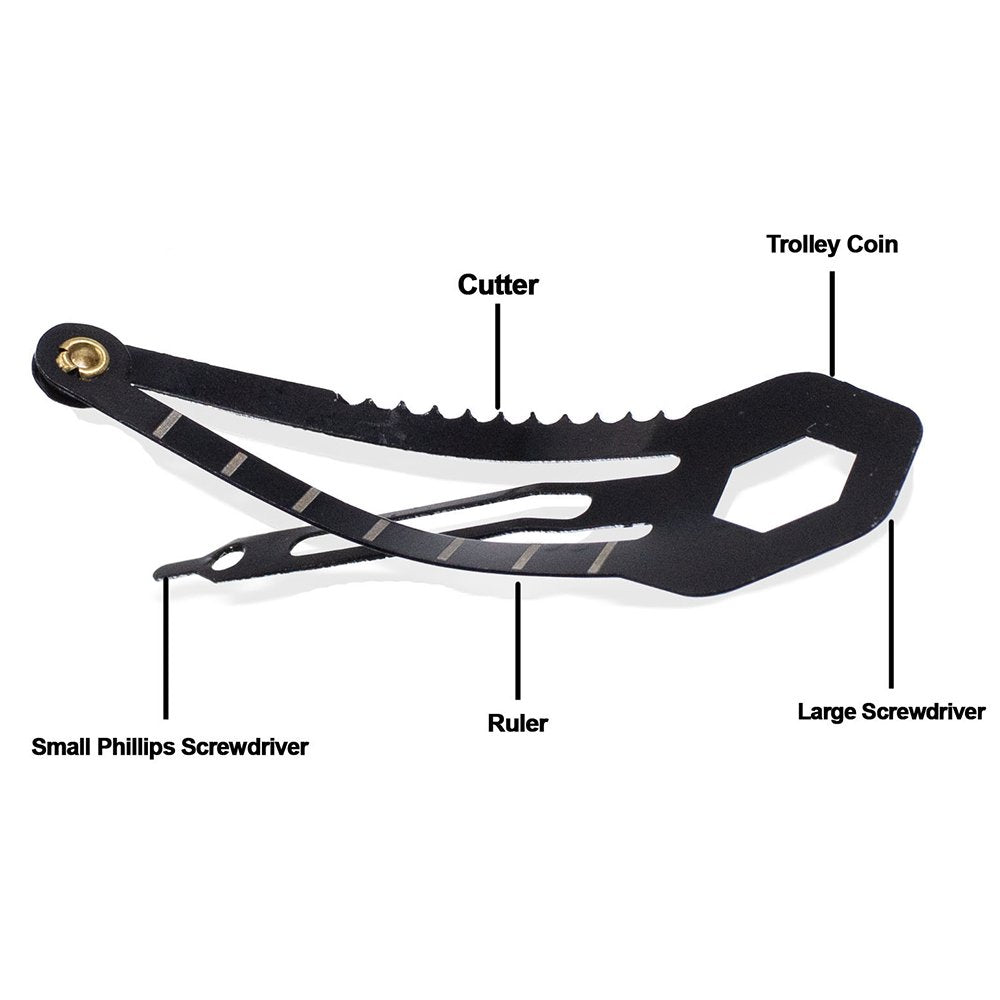 3 Pack, Multi Tool Tactical Hair Clip - Universal Survival Kit for Women