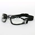 Hot Leathers Safety Sunglasses Goggles with Clear Lenses SGG1015 - One Size