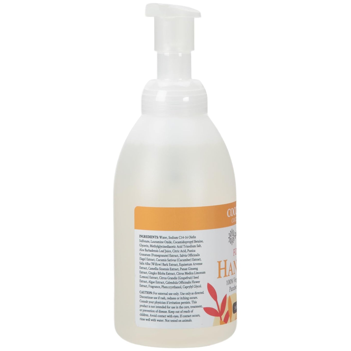 Ginger Lily Farms Botanicals All-Purpose Foaming Hand Soap Refill, Coco Mango, 100% Vegan & Cruelty-Free, Coconut Mango Scent, 20 Fl Oz (Pack of 1)
