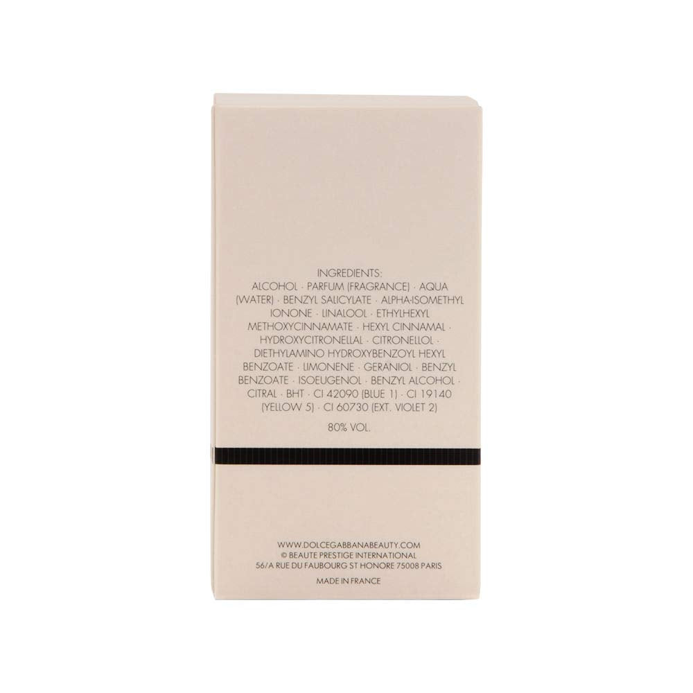 DOLCE GABBANA Eau De Parfum Spray, 1.6 Fluid Ounce