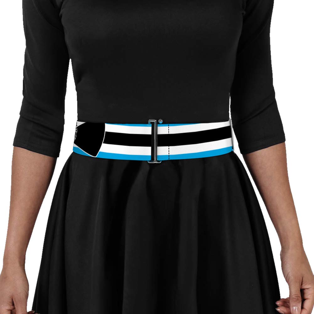 Buckle-Down womens Cinch Alice in Wonderland Stripe Bow 28 to 52 Inch Belt, Multicolor, Inch US