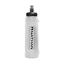 Nathan 14oz Soft Flask with Bite Top. Fits ALL Nathan Vests. Flexible Water Bottle