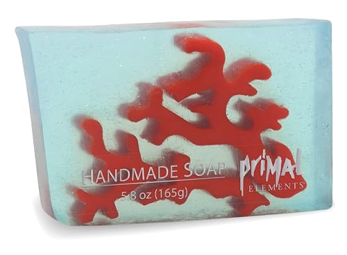 Primal Elements Red Coral Wrapped Bar Soap, 5.8 Ounce