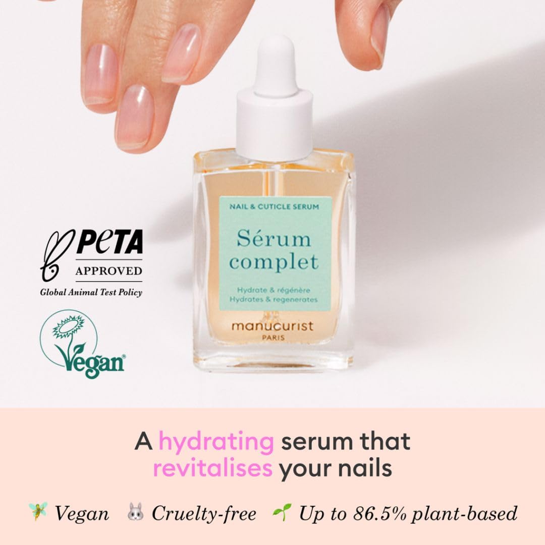 Manucurist - Complete Serum, Care for Damaged Nails and Cuticles, Hydrates and Regenerates Nails which Break Easily, Non-Greasy Gel Texture, Up Beauty and Personal Care Manucurist